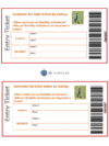 Starter or Plenary Activity - Entry & Exit Tickets for Cricket