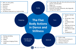 5 Body Actions in Dance