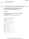 Inconvenient truths about teacher learning - towards professional development 3.0