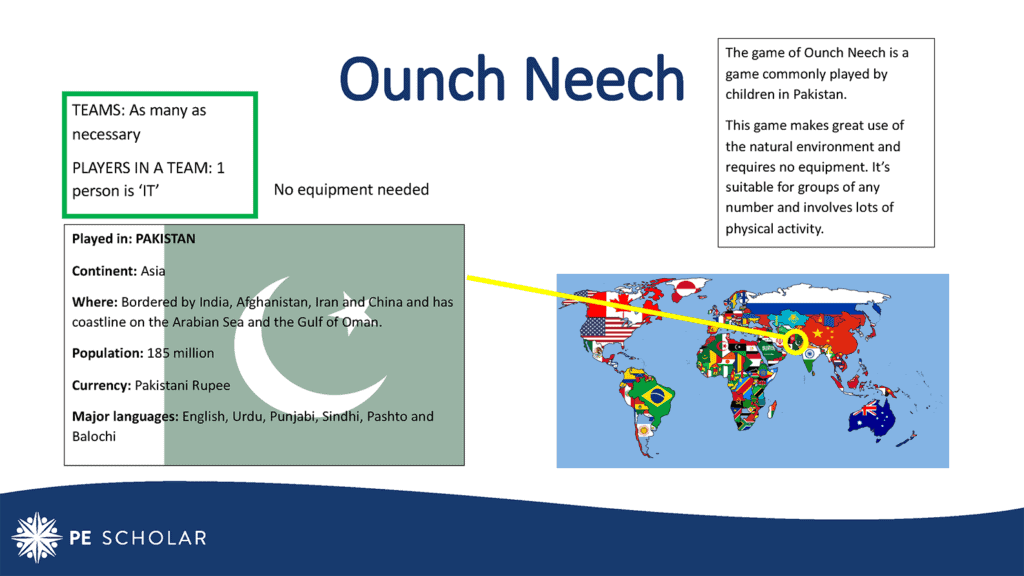 International Games Ounch Neech Pakistan PE Scholar