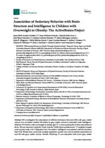 The ActiveBrains Project - Association of Sedentary Behaviour with Brain Structure and Intelligence in Children with Overweight or Obesity