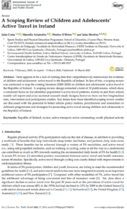 A Scoping Review of Children and Adolescents’ Active Travel in Ireland
