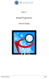Netball - 12 Week Unit of Work