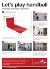 Handball / Wallball Games Cards