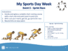 Home Sports Day - Home Learning - My Sports Day Week
