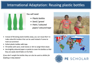 International Adaptation - Reusing Plastic Bottles