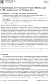 Compensation for Adolescents’ School Mental Load by Physical Activity on Weekend Days
