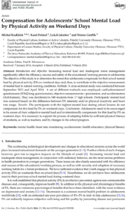 Compensation for Adolescents’ School Mental Load by Physical Activity on Weekend Days