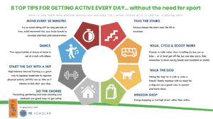 8 Top Tips For Getting Active Every Day