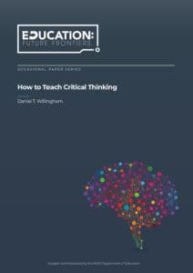 How to Teach Critical Thinking
