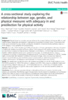 A cross-sectional study exploring the relationship between age, gender, and physical measures with adequacy in and predilection for physical activity