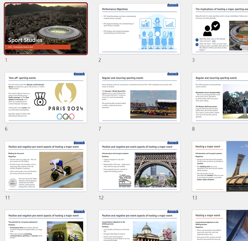 OCR Cambridge Nationals Sport Studies – Level 1/2 - J829