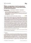 Validity and Reliability of Self-Perception-Based Submaximal Fitness Tests in Young Adult Females: An Educational Perspective