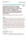 A multilevel intervention to increase physical activity and improve healthy eating and physical literacy among young children (ages 3-5) attending early childcare centres: the Healthy Start-Départ Santé cluster randomised controlled trial study protocol