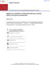 Agility as a predictor of physical literacy activity levels and sport involvement
