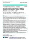 The relationship between sedentary behaviour and physical literacy in Canadian children