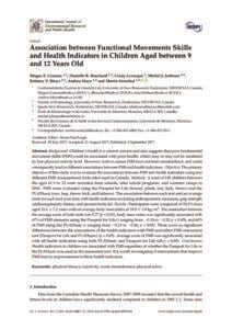 Association between Functional Movements Skills and Health Indicators in Children Aged between 9 and 12 Years Old