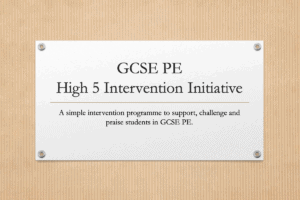 High 5 PE Intervention Initiative
