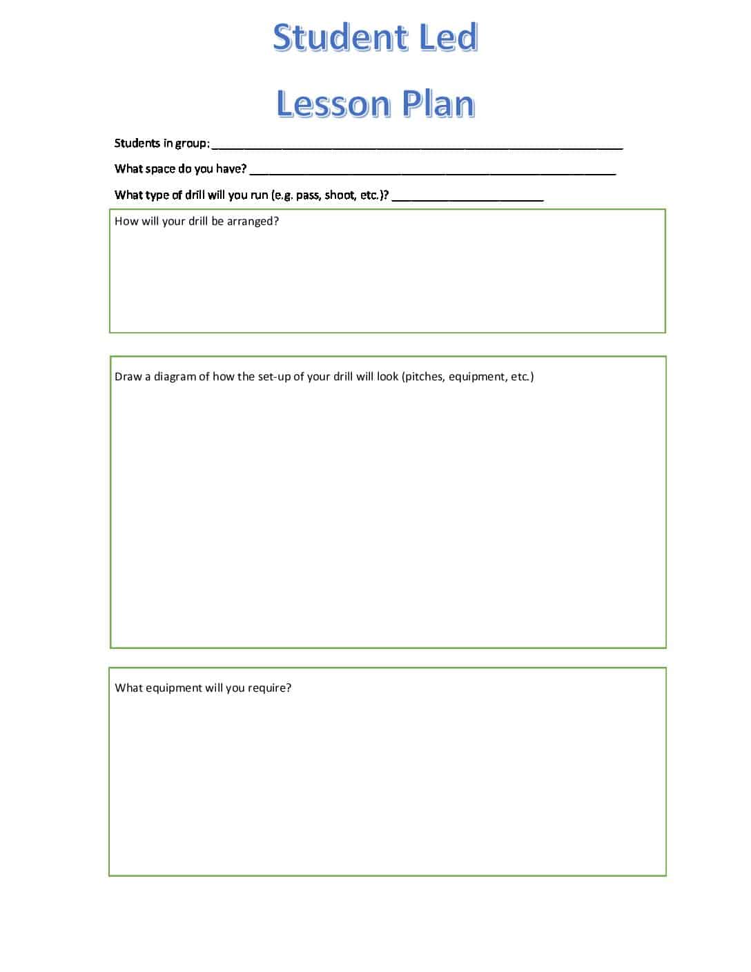 Featured image for “Student Led Core PE Worksheets”
