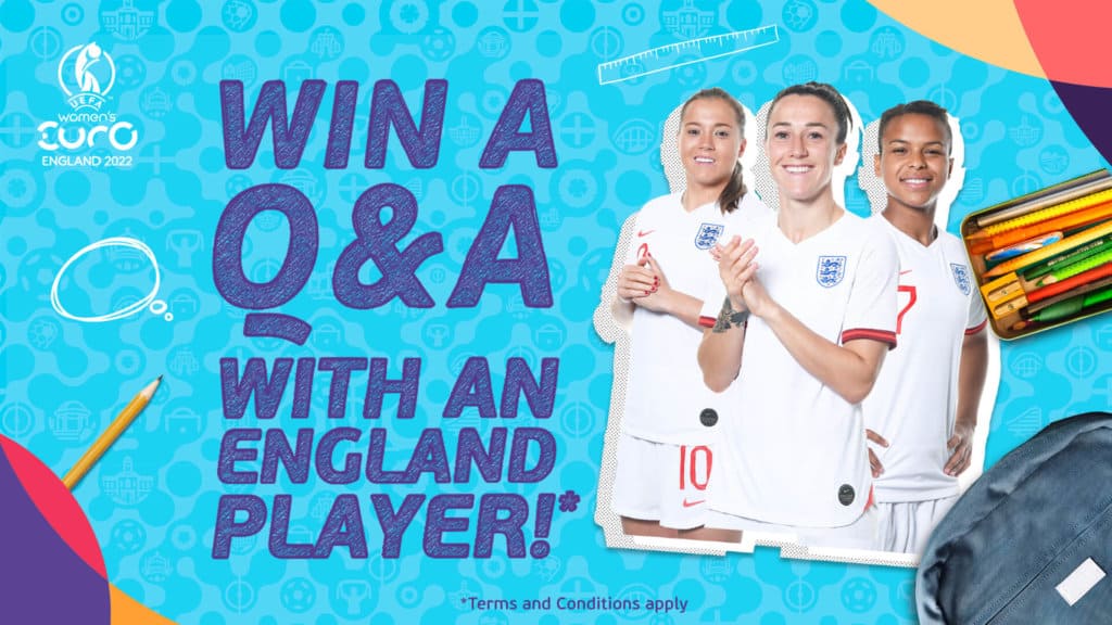 UEFA Women’s Euro 2022 - Free resources and prizes to inspire pupils!
