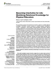 Becoming InterActive for Life: Mobilizing Relational Knowledge for Physical Educators