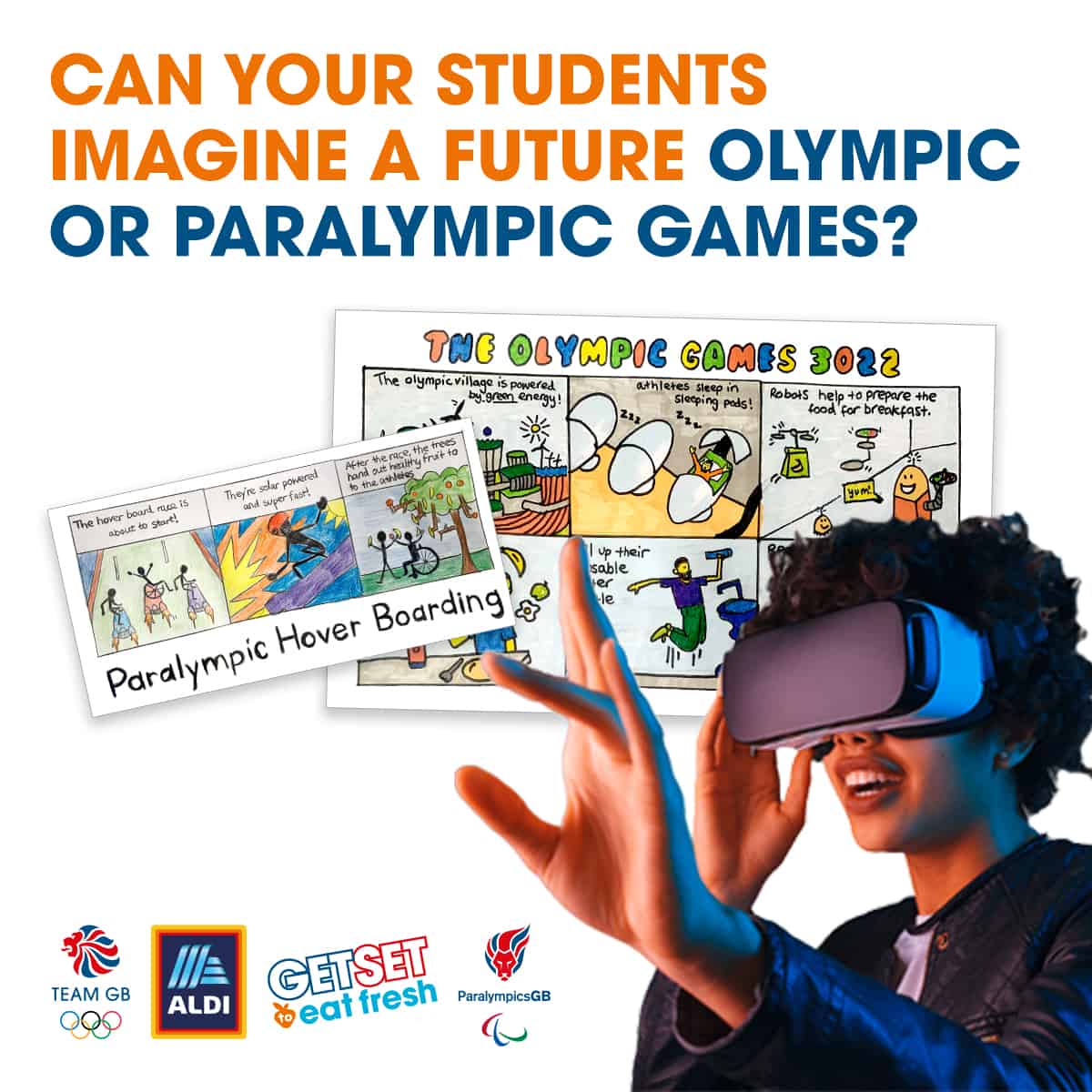 Featured image for “Comic strip competition: Vision for the future Olympic or Paralympic Games”