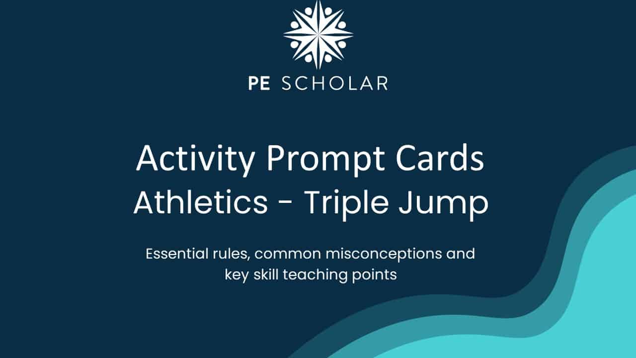 Athletics Triple Jump Prompt Card