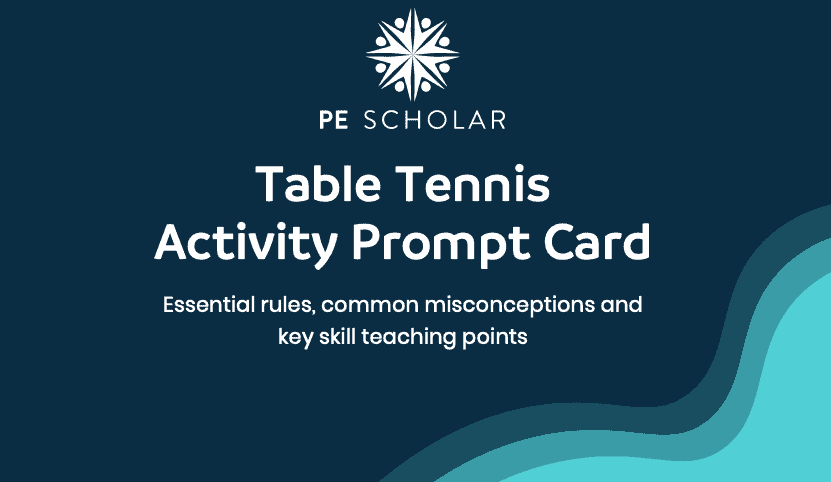 Featured image for “Table Tennis Activity Prompt Card”