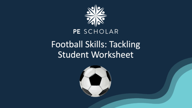 Football Skills Tackling Student Worksheet