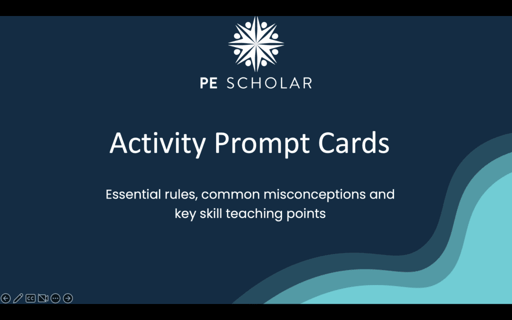 Hurdles Activity Prompt Card