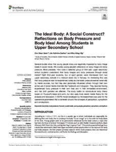 The Ideal Body: A Social Construct? Reflections on Body Pressure and Body Ideal Among Students in Upper Secondary School