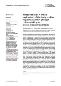 #BodyPositive? A critical exploration of the body positive movement within physical cultures taking an intersectionality approach