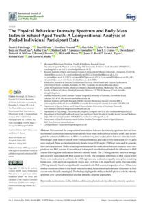 The Physical Behaviour Intensity Spectrum and Body Mass Index in School-Aged Youth: A Compositional Analysis of Pooled Individual Participant Data