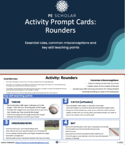 Rounders Activity Card