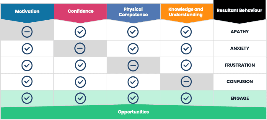 Physical literacy informed physical education