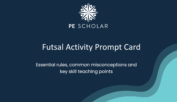 Futsal Activity Prompt Card