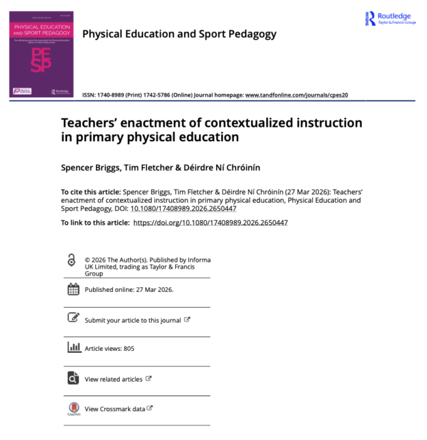 Contextualised instruction PE